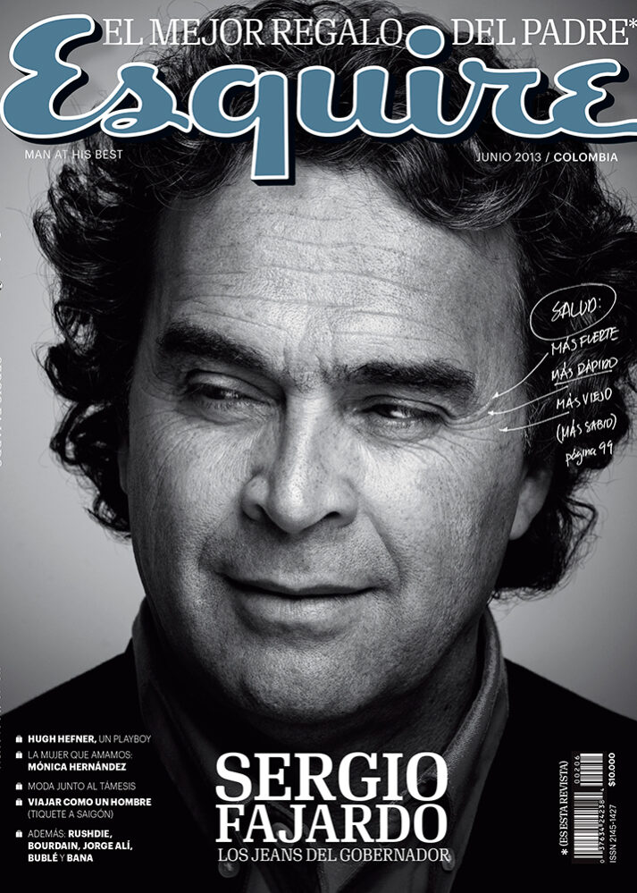 Sergio Fajardo esquire cover colombia ricardo pinzon