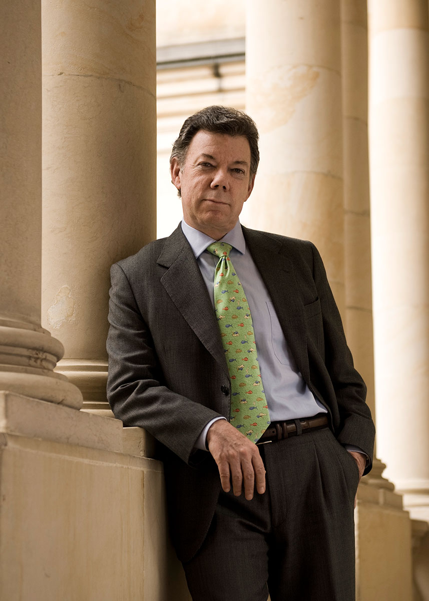 juan manuel santos portraits