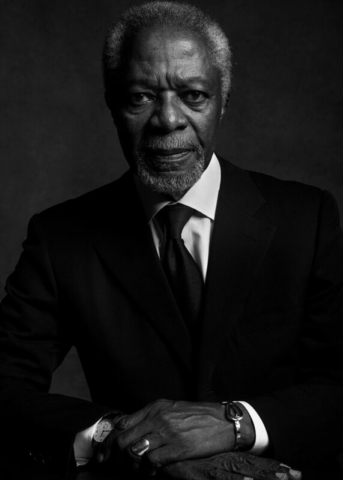 kofi annan by ricardo pinzon for vanity fair uk