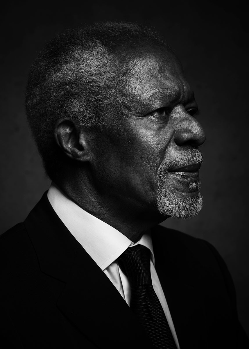 kofi annan retrato