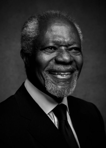 Kofi Annan vanity fair portraits