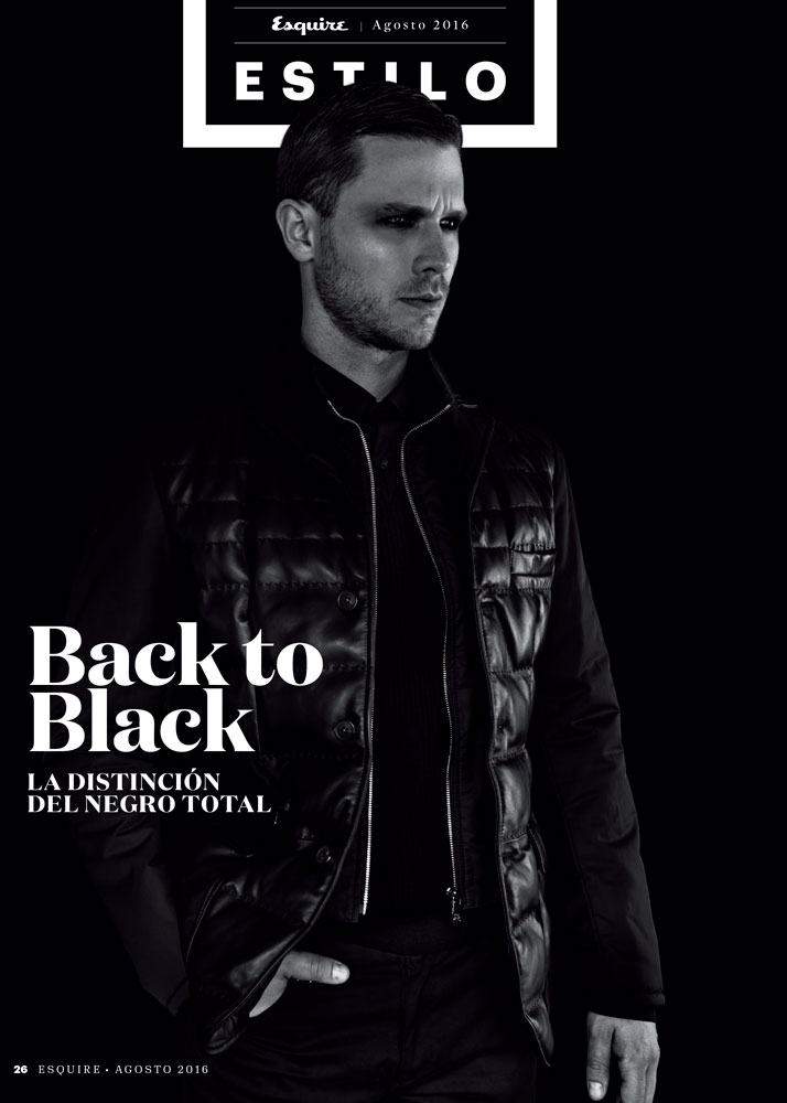 Back to Black/Fashion editorial for Esquire Colombia 1